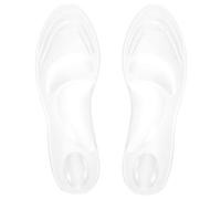 BESPORTBLE 1 Pair Clear Gel Insoles for Women Non Slip High Heels Shoe Cushioning Inserts Breathable Wear Resistant Sandals Insoles Comfortable Transparent Day Use