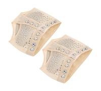 BESPORTBLE 1 Pair Dance Half Sole Covers for Women Comfortable Rhinestone Dance Shoes Sole Protectors Durable Forefoot Pads for Ballet Versatile Footwear for Performance Everyday Wear