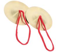 BESPORTBLE 1 Pair Finger Cymbals Creative Musical Instruments for Durable Alloy Design for Dance Parties and Entertainment and Crisp Melody for Activities