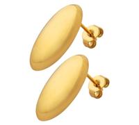 BESPORTBLE 1 Pair Oval Shape Earrings for Women Lightweight Decorative Studs Easy to Wear for Any Outfit Girlfriend Wife Mother and Friends