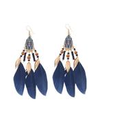 BESPORTBLE 1 Pair Retro European Styled Ear Jewelry Vintage Leaf Dangler Earrings Elegant Tassel for Casual Outfits Comfortable Durable for Wear