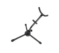 BESPORTBLE 1 PC Foldable Portable Saxophone Stand Compact Lightweight Bracket for Stable Storage Display Slip Design for Saxophone Players Black
