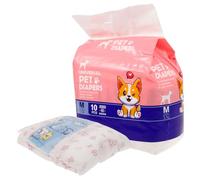 BESPORTBLE 1 Pet Diapers Small Dog Diapers Dog Pants Chihuahua Diapers Puppy Nappies Dog Nappies Senior Dog Diapers Dog Panties Dog Period Male Dog Diapers Washable Kitten Diaper Cotton Pink