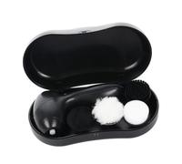 BESPORTBLE 1 Set Battery Powered Shoe Polisher Kit Leather Care Brush Cleaning Tool with Replacement Brushes for and Easy Use at Black Random Color