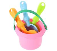 BESPORTBLE 1 Set Beach Sand Portable Sand Excavating Tools with Bucket Molds and Bright Accessories for Outdoor Fun and Water Play for Boys for Little Hands Random Color