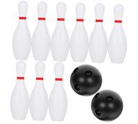 BESPORTBLE 1 Set Bowling Set Sensory for Indoor Outdoor Games Pins Balls for Kindergarten Physical Education Family Bonding Activities