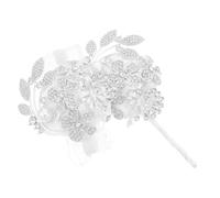 BESPORTBLE 1 Set Bridal Wrist Corsage with Rhinestone Faux Pearl Elegant Hand Flower Bracelet for Weddings Proms and Special Occasions Versatile Accessory for Bridesmaids and Guests