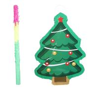 BESPORTBLE 1 Set Christmas Tree Pinata Festive with Candy Paper Rod for Holiday Celebrations and Themed Events for Family Fun Gatherings