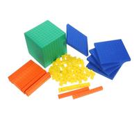 BESPORTBLE 1 Set Colorful Math Manipulative Cubes Educational Counting Blocks for Learning Safe Material for Primary School Boosts Logical Thinking Creativity