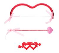 BESPORTBLE 1 Set Cupid Bow Arrow and Eyeglasses Valentine's Cupid Costume Accessory Romantic Love Halloween Outfit Prop for Man Women Kids Parties Gift