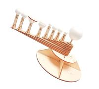 BESPORTBLE 1 Set DIY Educational Solar System Model Unfinished Wooden Space Craft Kit for Enhance Parent Bonding Explore Planetary Order for Science Projects and Learning Activities