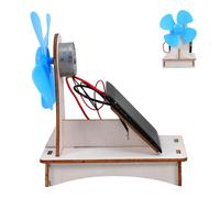 BESPORTBLE 1 Set DIY Solar Fan Experiment Kit for Educational Science Assembling Model Hands for School and Home Enhance Interest Wind Energy