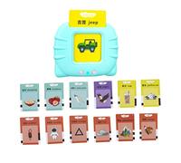 BESPORTBLE 1 Set Early Education Machine of Electronic Learning Cards for Audio Educational for Literacy Fun and Development Blue with Cards
