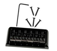 BESPORTBLE 1 Set Electric Guitar Saddle Bridge Replacement Height Pitch for Precise String Positioning for Quick Installation Repair of Old Bridges Solid Color Design for Improved Aesthetics