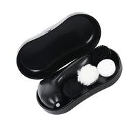 BESPORTBLE 1 Set Electric Portable Leather Shoe Polisher Kit with Shine Cloth for Shoes Bags Sofas and Coats Convenient Cleaning Brush Tools Black Random Color