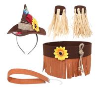 BESPORTBLE 1 Set Halloween Costume: Scarecrow Headband Headband Kit For Halloween Decorations - Costume Props For Carnival Parties Cosplay Events