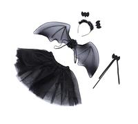 BESPORTBLE 1 set Halloween Party Spider Costume Set Accessory Bundle with Headband Dress Wand Wings for Adorable Photo Props for Cosplay Dress Up Events
