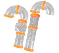 BESPORTBLE 1 Set Hamster Tubes DIY Connection Tunnel for Hamster Cage Expandable and Sturdy Guinea Pig Hideaway Design for Pet Playtime and Spatial Thinking Development