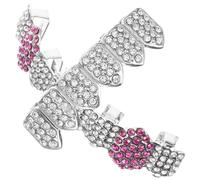 BESPORTBLE 1 Set Hip Hop Teeth Grills Durable Mouth Jewelry for Costume Parties Comfortable Upper Lower Grills Solid Decorative Accessory for Rappers and Nightclubs