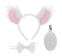 BESPORTBLE 1 Set Koala Animal Cosplay Kit: Ear Headband Bow Tie And Tail - Cute Koala Costume Prop For Role Play Halloween Christmas, Stage - Costume Accessories