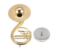 BESPORTBLE 1 Set Mini Sousaphone Model Scale with Stand and Case Decorative Instrument for Home Office Garden Unique Music Lovers and Collectors