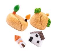 BESPORTBLE 1 Set Miniature Resin Houses Creative DIY Micro Landscape Decor for Terrarium and Bonsai Planting Durable Resin Quality Aesthetic Tiny Village Ornaments Space Saving Design