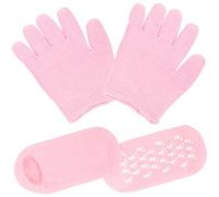BESPORTBLE 1 Set Moisturizing Gel Socks and Hand Gloves for Dry Skin Enhances Lotion Absorption Overnight Care for Hands and Feet to Wash