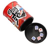 BESPORTBLE 1 Set Party Dice Cup with Dices Portable Can Shape Dice Shaking Holder for Ktv Bars Game for Family Gatherings and Casual Board Games