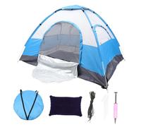 BESPORTBLE 1 Set Portable Beach Tent Person UV Resistant Sunshade Shelter with Ventilated Windows Includes Carry Bag Stakes Wind Ropes for Outdoor Activities Camping and Beach Picnics