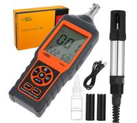 BESPORTBLE 1 Set Portable Dissolved Oxygen Kit Rechargeable Water Testing Analyzer for Aquariums Ponds User Friendly LCD Display Data Tracking for Aquaculture Monitoring