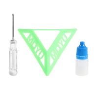 BESPORTBLE 1 Set Puzzle Cube Maintenance Tools, Speed Cube Accessories Including Lubricant Oil, Tensioning Screwdriver, Base Holder, Smooth Turning Tools