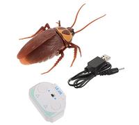 BESPORTBLE 1 Set Remote Control Simulation Cockroach Realistic Prank Prop for Halloween Parties Flexible Wheels for Smooth Movement Infrared Control Up to Meters Fun Trick for Friends