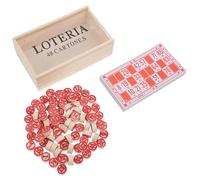 BESPORTBLE 1 Set Russian Bingo Chess Game Portable Number Cards Chess for Family Gatherings Parties Fun Activities Enhances Math Skills Cognitive Abilities