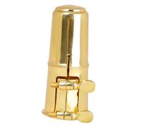 BESPORTBLE 1 Set Saxophone Cap with Unique Pattern Clip Durable Mouthpiece Cover for Alto and Clarinet Easy to Install and Resistant for Musicians and Performers