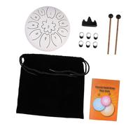 BESPORTBLE 1 Set Steel Tongue Drum Set Ethereal Handpan Drum Kit for Music Enlightenment Yoga Meditation and Stage Performance Durable for Adults and Beginners