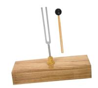 BESPORTBLE 1 Set Tuning Fork with Hammer and Base Durable Musical Instrument for Physical Acoustic Experiments for Teaching and Sound Therapy Frequency Tuning Fork