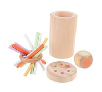 BESPORTBLE 1 Set Wooden Balancing Sticks Educational Balance for Enhances Social Skills Spatial Awareness Fun Family Game for Teamwork Problem Solving Activities
