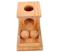 BESPORTBLE 1 Set Wooden Box Ball Drop for Educational Sensory Activity for Boys for Developing Fine Motor Skills and Hand Eye Coordination Family Fun Game