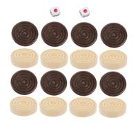 BESPORTBLE 1 Set Wooden Checkers Set Light for Family Gatherings Classroom Activities and Travel Game Pieces for Strategic Fun