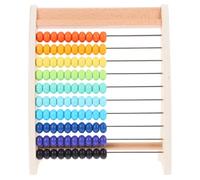 BESPORTBLE 1 set Wooden Math Calculation Portable Abacus for Educational Counting Frame Enhances Math Skills Cognitive Development for Birthdays Daily Learning