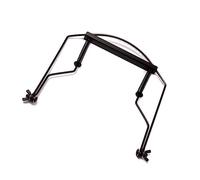 BESPORTBLE 10-hole Harmonica Neck Holder Metal Frame Harp Rack Black Harmonica Accessory for Folk, Blues, and Beginner Musicians on Uk Stage