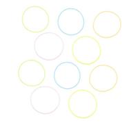 BESPORTBLE 10 Pcs Glow the Dark Silicone Bracelets Stretchy Jelly Wristbands for Comfortable and Flexible Soft Rubber Bangles for Parties Events and Daily Wear