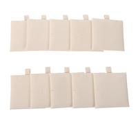 BESPORTBLE 10 Pcs Jewelry Insert Tray Earring Storage Stand Jewellery Storage Organizer with Microfiber and Cardboard Material, Stable Structure Around Protection, Beige Colour