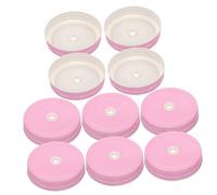 BESPORTBLE 10 pcs Metal Canning Jar Lids with Straw Holes Tinplate Sealing Lids for Mouth Jars Leak Reusable for Preserving and Storing Food