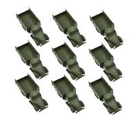 BESPORTBLE 10 Pcs Plastic Truck Shape for Educational Play Vehicles Material Smooth Rounded Design Promotes Creativity and Color Recognition Military Sand Table Decor