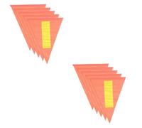 BESPORTBLE 10 Pcs Reflective Pennant Bike Trailer Car Flags Portable Flag Pole Safety Flags Dolls House Door Knobs Road Tape for Bicycle Visibility Flag Decor Child Riding Kayak Pvc