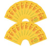 BESPORTBLE 10 Sets Pet Funeral Supplies Dog and Cat Memorial Offering Paper Buddhist Style Pet Loss Tribute Papers Fish Shaped Ghost Money and Funeral Ceremony