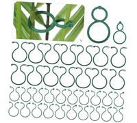 BESPORTBLE 100 Pcs Plastic Plant Support Clips for Garden Secure Tomato and Vine Clamps Flower and Vegetable Fixing Clips Multi for Climbing Plants and Home Gardening