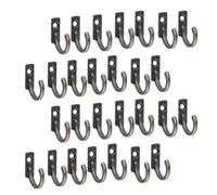 BESPORTBLE 100 Pcs Retro Single Hole Wall Mount Hooks Set, Mini Antique Bronze Coat Hooks for Closet, Bathroom, Hat and Key Hanging, Space-Saving Home Storage Organizer