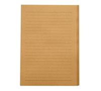 BESPORTBLE 100 Sheets Kraft Writing Paper A5 Lined Single-Sided 100 Sheets Khaki for Thank-You Letters and Poems